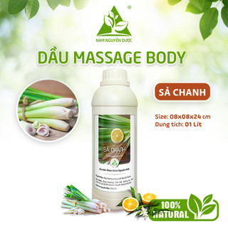 Dầu massage body (1Lit) - Sả Chanh