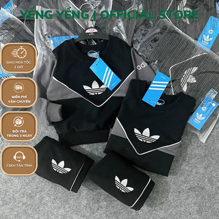 T958 - bộ bé trai da cá das đen phối ghi tam giác