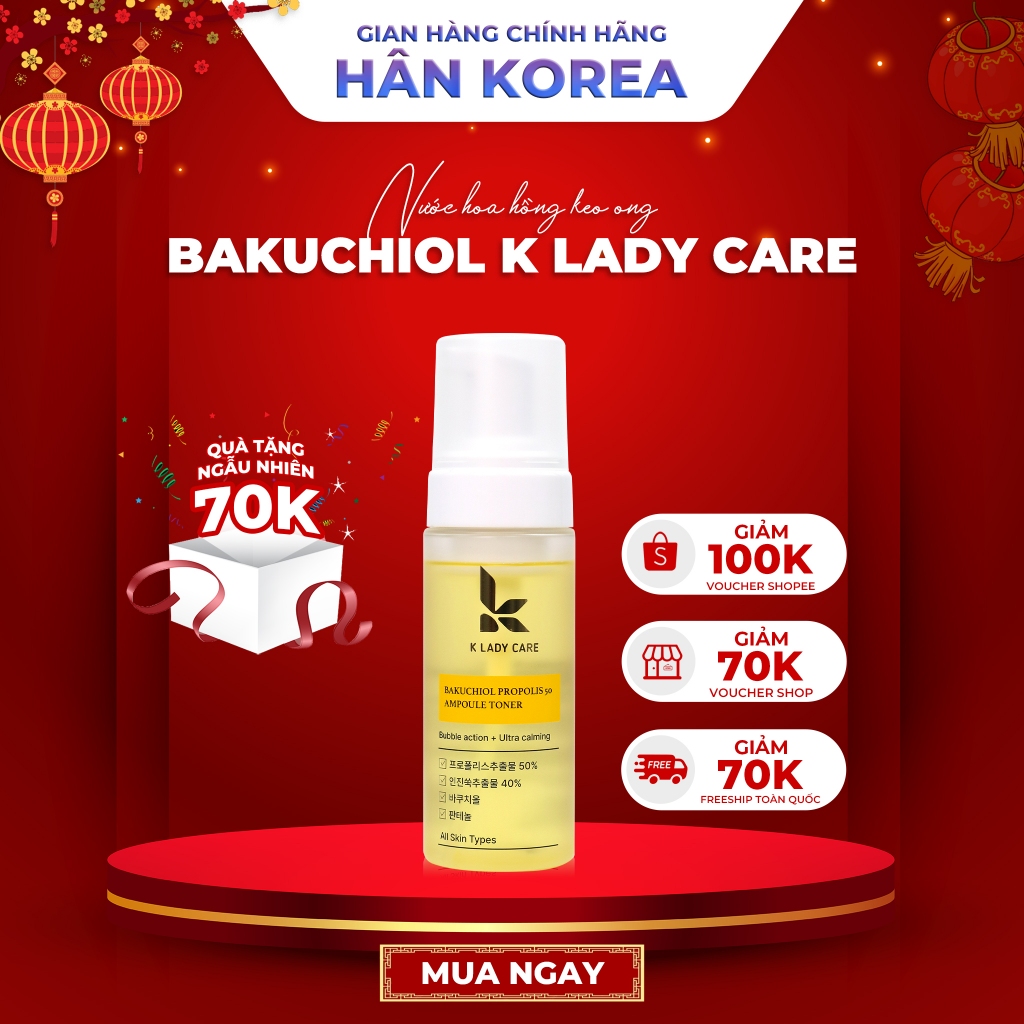 Nước hoa hồng keo ong tế bào gốc phục hồi tái tạo da 10MGRX 155ML - HÂN KOREA