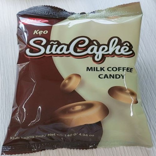 Kẹo cứng sữa cà phê bibica 140g
