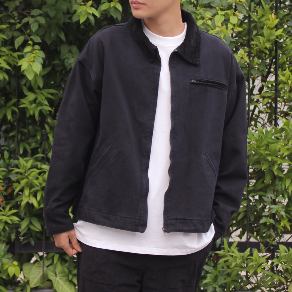 Áo Khoác William Jacket GUY's Closet - Áo Khoác Vải Bò Phối Cổ Nhung Tăm, Denim Nam Form Crop, Chất Liệu Dày Dặn,