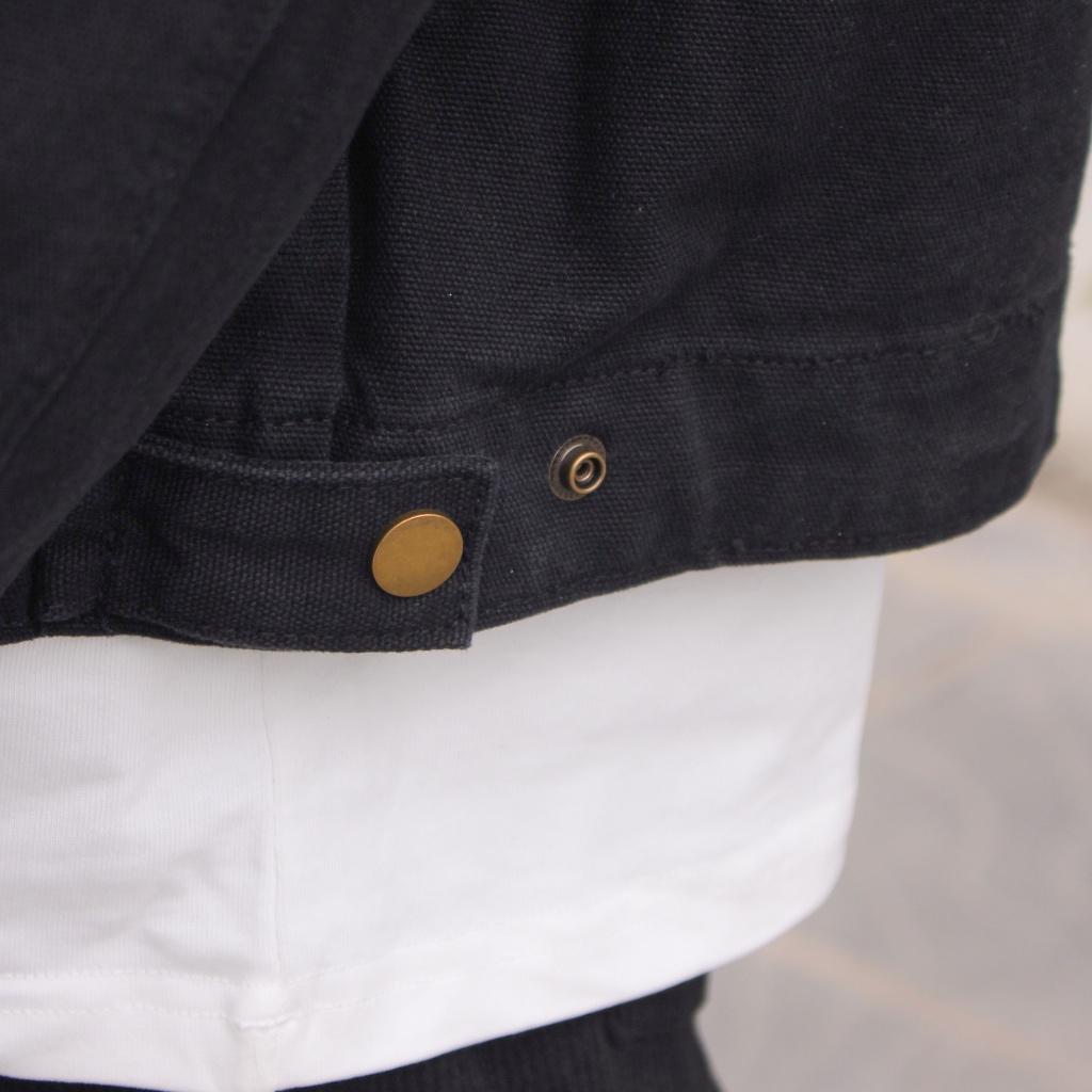 Áo Khoác William Jacket GUY's Closet - Áo Khoác Vải Bò Phối Cổ Nhung Tăm, Denim Nam Form Crop, Chất Liệu Dày Dặn,