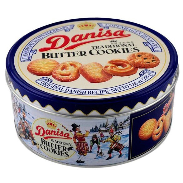 Bánh Danisa hộp sắt 200g, 454g, 681g, 908g