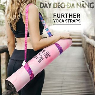Dây Đeo Thảm Yoga Sợi Bông Gradient