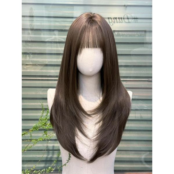 DJ-09 Tóc giả nữ nguyên đầu layer  50-55cm