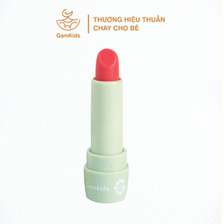 Son Dưỡng Môi Thuần Chay Có Màu có màu giúp giảm khô môi, nứt nẻ môi cho bé GAMKIDS thỏi 3,6g