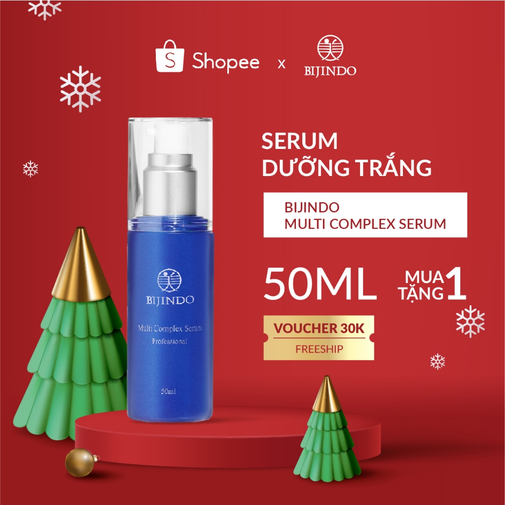 Serum Tinh Chất Đa Phức Hợp BIJINDO Multi Complex Serum, Hỗ Trợ Giảm Và Chống Lão Hoá, Cấp Ẩm, Dưỡng Sáng Da 50ml