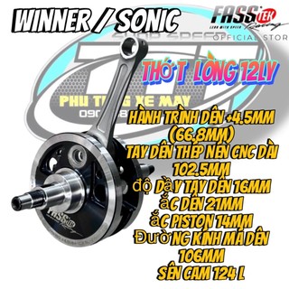 Dên đôn fasstek racing +4.5mm / 102.5l winner / sonic150