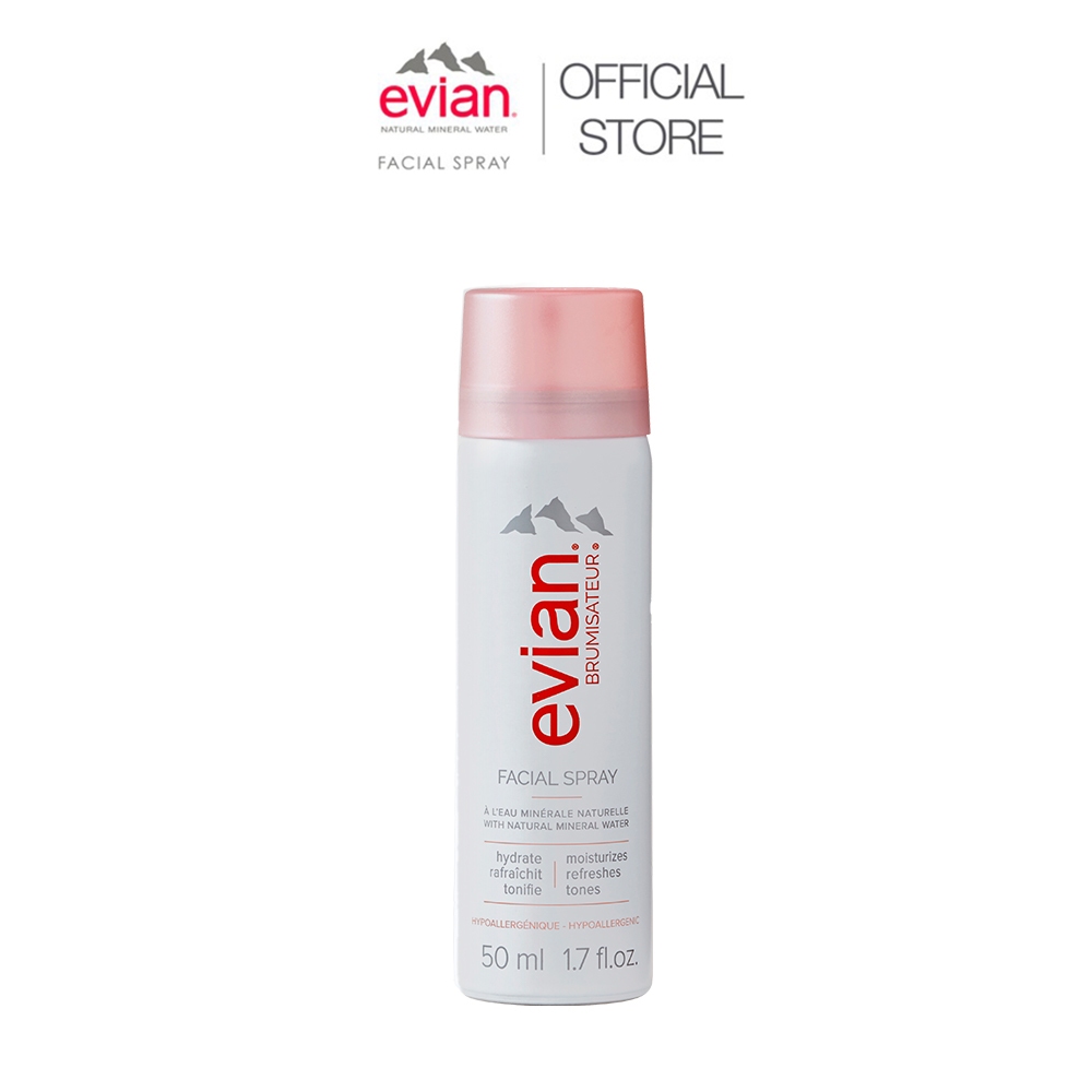 Xịt khoáng cấp ẩm evian® Facial Spray 50ml