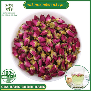 ✅[CHÍNH HÃNG] Nụ Hoa Hồng Đà Lạt Thảo Mộc Đẹp Sấy Khô Cao Cấp, Trà Hoa Hồng Nguyên Bông Thơm Thảo Mộc Shop