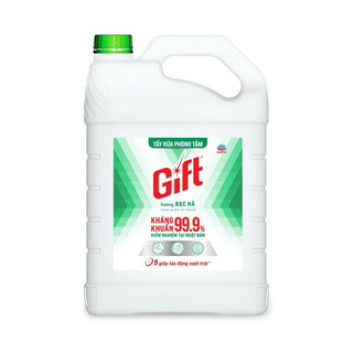 Nước tẩy rửa phòng tắm Gift Bạc Hà can 3,8kg