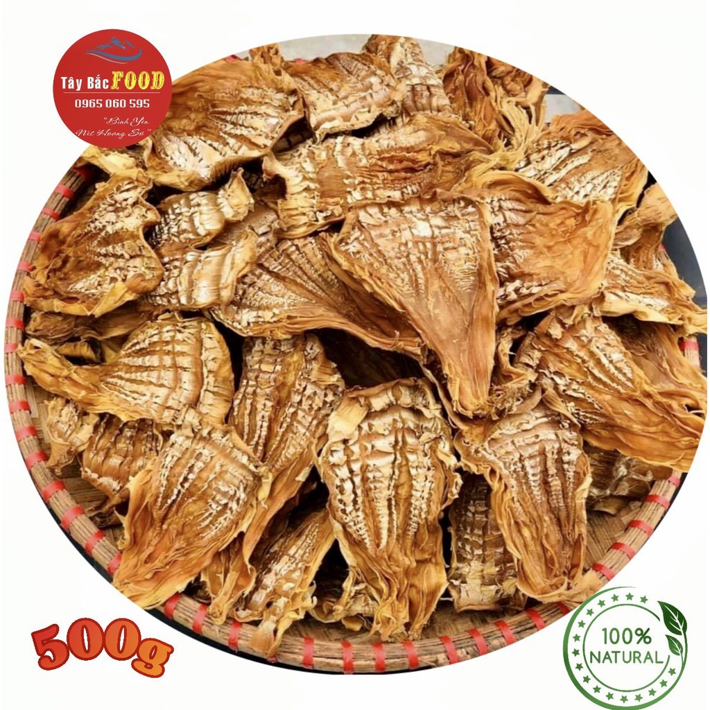 Măng nứa non khô Tây Bắc, măng khô rừng tự nhiên túi 500g