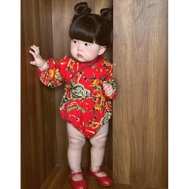 Suit Hoa Lá Ngày Tết Cho Bé Cưng