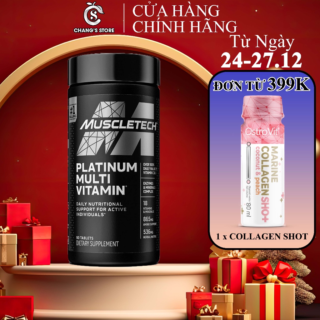 Viên Bổ Sung Vitamin Và Khoáng Chất Tổng Hợp Platinum Multivitamin 90 Viên