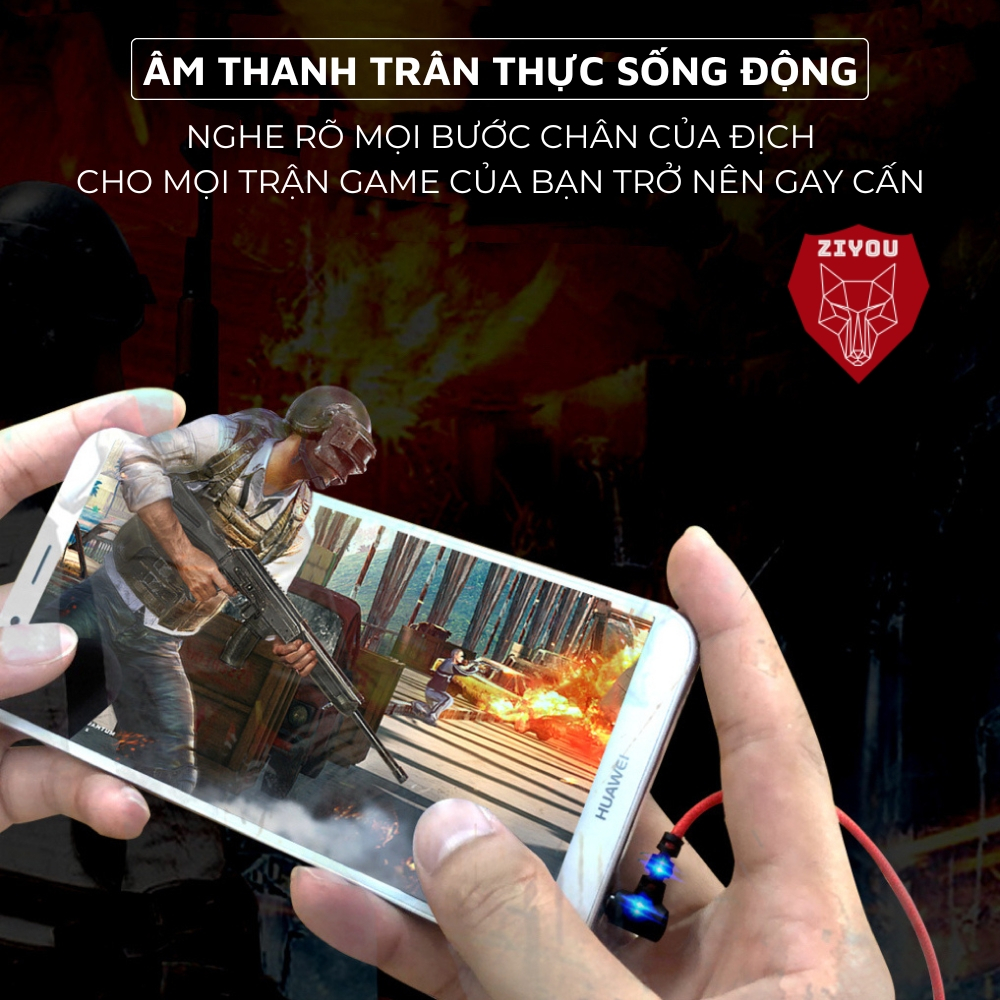 Tai Nghe Gaming Chơi Game Chống Ồn Chuyên Nghiệp Ziyou G3000 Micro Tháo Rời, Âm Thanh Siêu Trân Thực