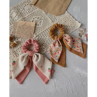 Dây Cột Tóc Scrunchies Linen Handmade