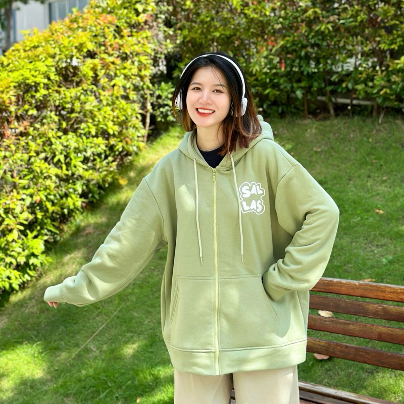 Áo Khoác Khoá Kéo Sallas - Hoodie Zip