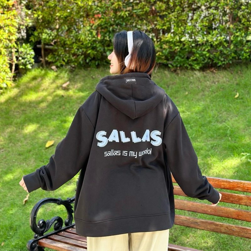 Áo Khoác Khoá Kéo Sallas - Hoodie Zip
