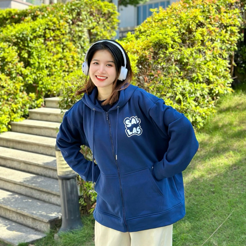 Áo Khoác Khoá Kéo Sallas - Hoodie Zip