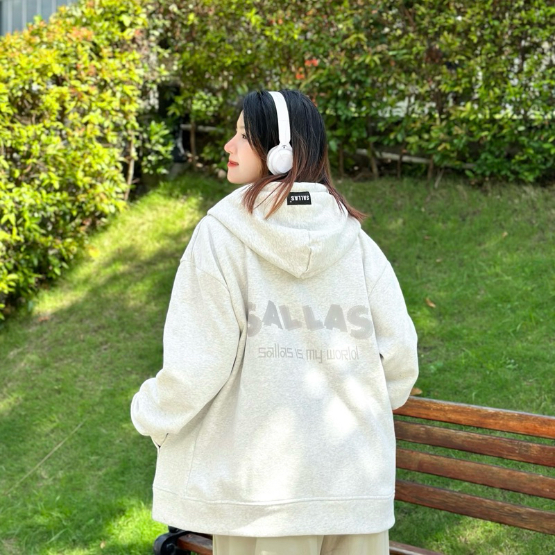 Áo Khoác Khoá Kéo Sallas - Hoodie Zip