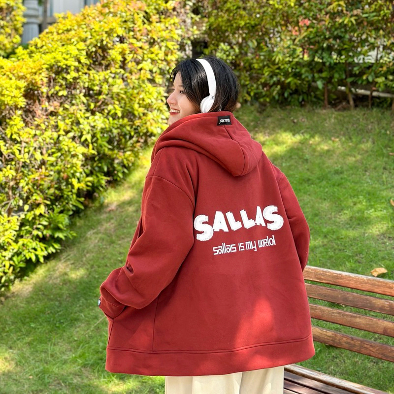Áo Khoác Khoá Kéo Sallas - Hoodie Zip