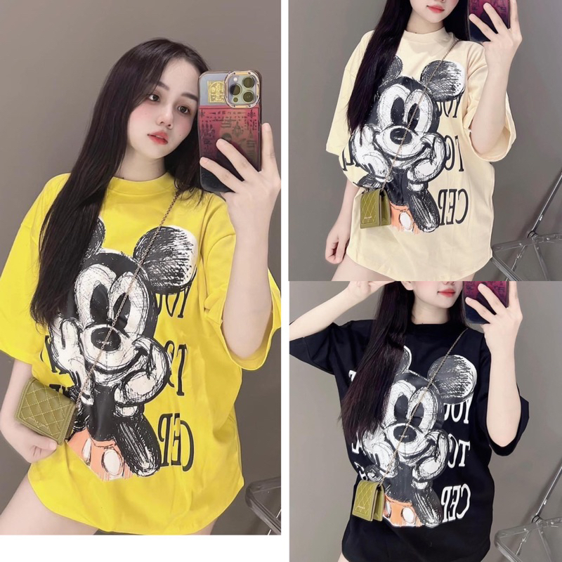 ÁO THUN HÀN QUỐC FORM RỘNG - ÁO UNISEX HÌNH THÚ [CÓ BIG SIZE TỪ 65KG bao mặc]