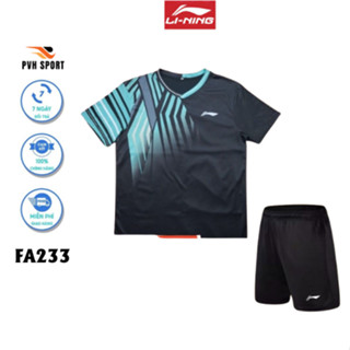 Áo Cầu Lông, quần cầu lông Lining FA233 Chuyên Nghiệp Sử Dụng Trong Thi Đấu Cầu lông FAVAHI SPORT