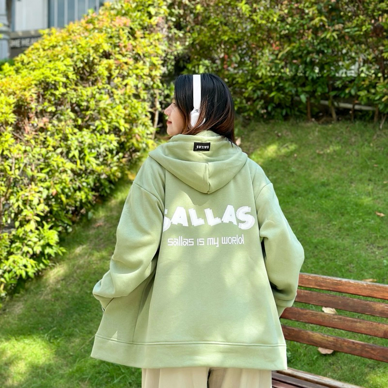 Áo Khoác Khoá Kéo Sallas - Hoodie Zip