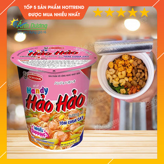 Mỳ tôm cốc Hảo Hảo vị tôm chua cay - Mỳ tôm ly Hảo Hảo vị tôm chua cay