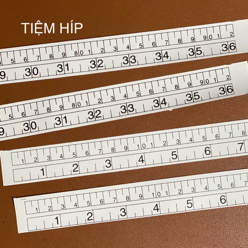 Thước giấy dán bàn máy may