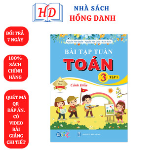 Sách- bài tập tuần toán lớp 3- cánh diều- tập 1