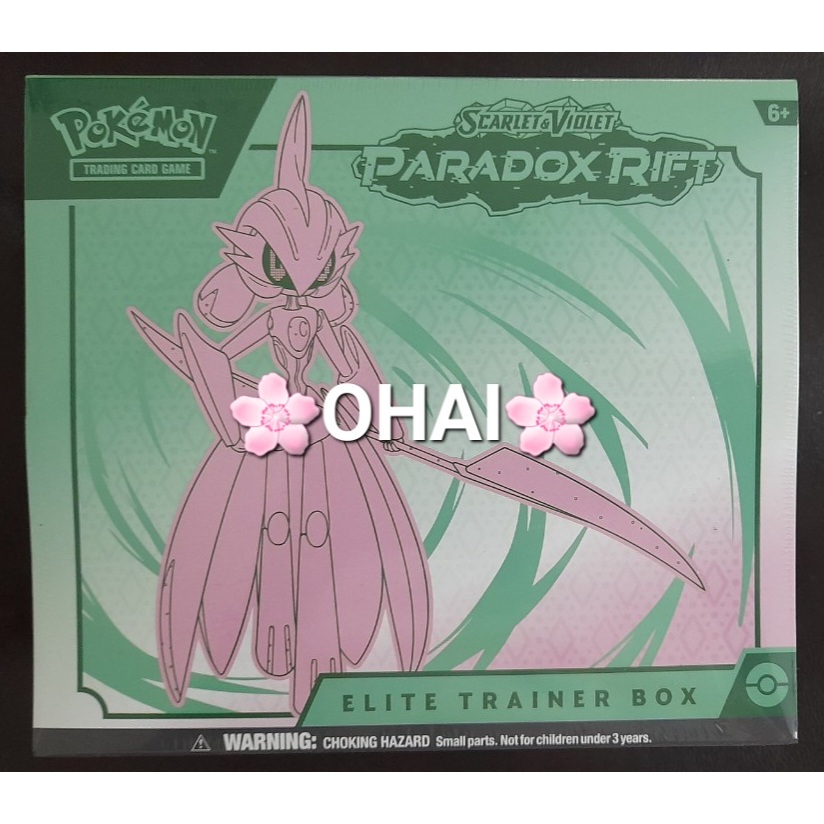 Hộp Thẻ Bài Pokemon Elite Trainer Box SCARLET AND VIOLET PARADOX RIFT Chính Hãng Pokemon