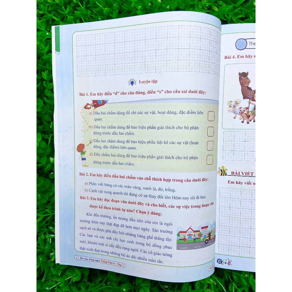 Sách- BÀI TẬP HÀNG NGÀY-Tiếng Việt-lớp 3 CÁNH DIỀU -tập 1