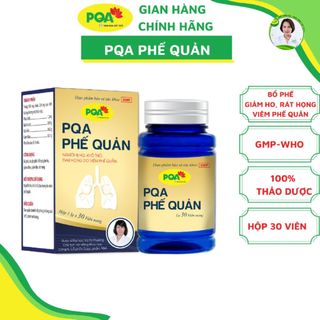 PQA Phế Quản Thảo Dược Tác Dụng Bổ Phế, Nhuận Phế, Hỗ Trợ Giảm Ho, Giảm Đờm, đau rát họng