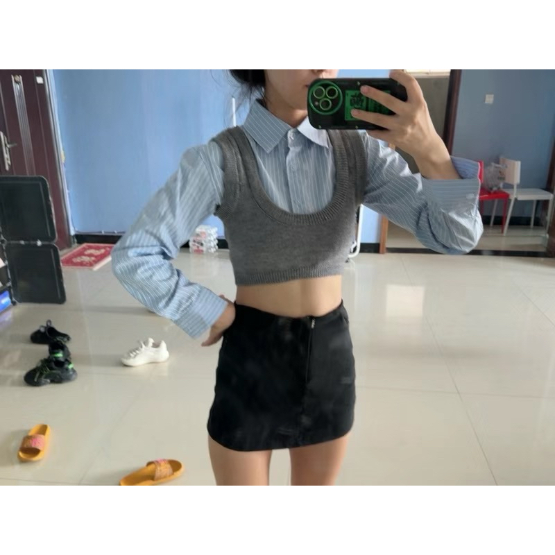 Áo sơ mi ngắn mẫu 2023