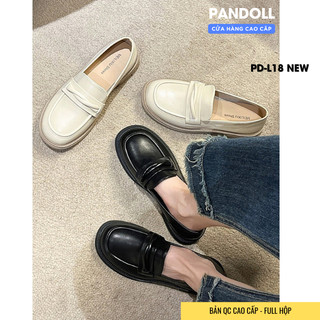 [Pandoll] Giày Loafer nữ cao cấp PD-L16 đế 4cm da mềm phong cách thanh lịch sang trọng