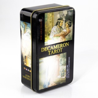 Bộ bài decameron tarot hộp sắt s2
