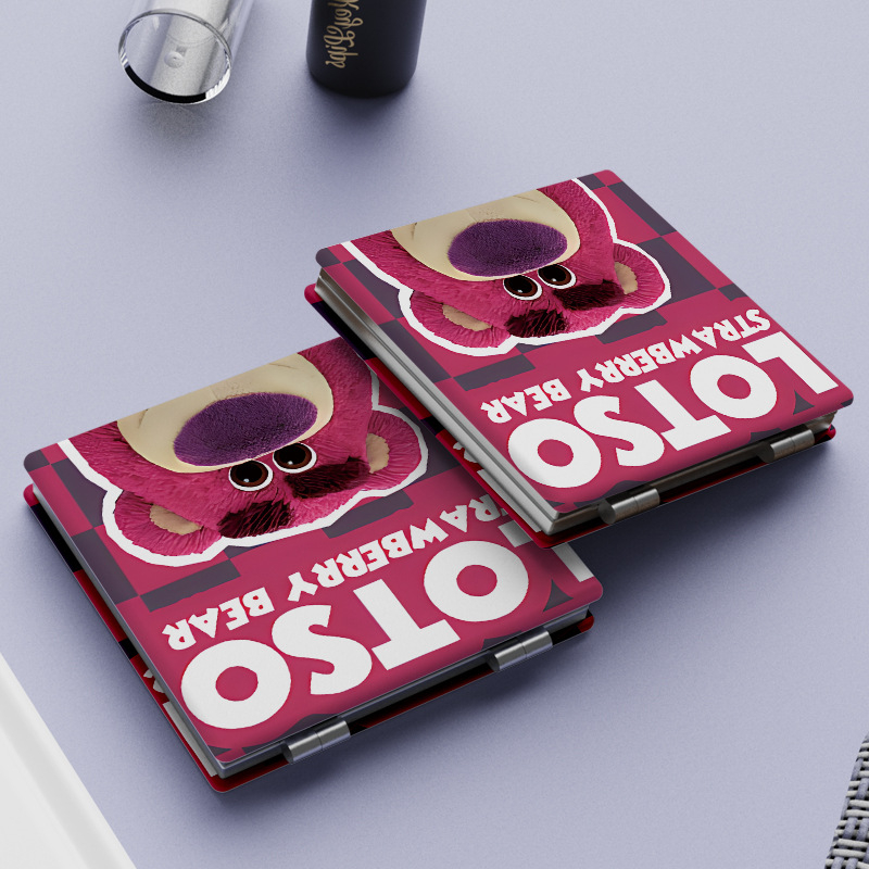 Gương cầm tay hình gấu đáng yêu