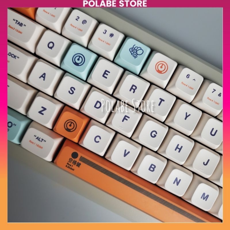 Keycap Plastic 2.0 Polabe Store XDA profile bàn phím cơ chất liệu PBT
