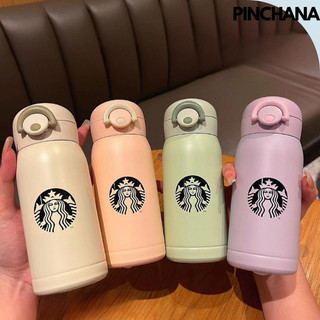 Bình giữ nhiệt Starbuck Daddy Dopamine Series, bình nước mini 350ml màu sắc nhẹ nhàng Pinchana