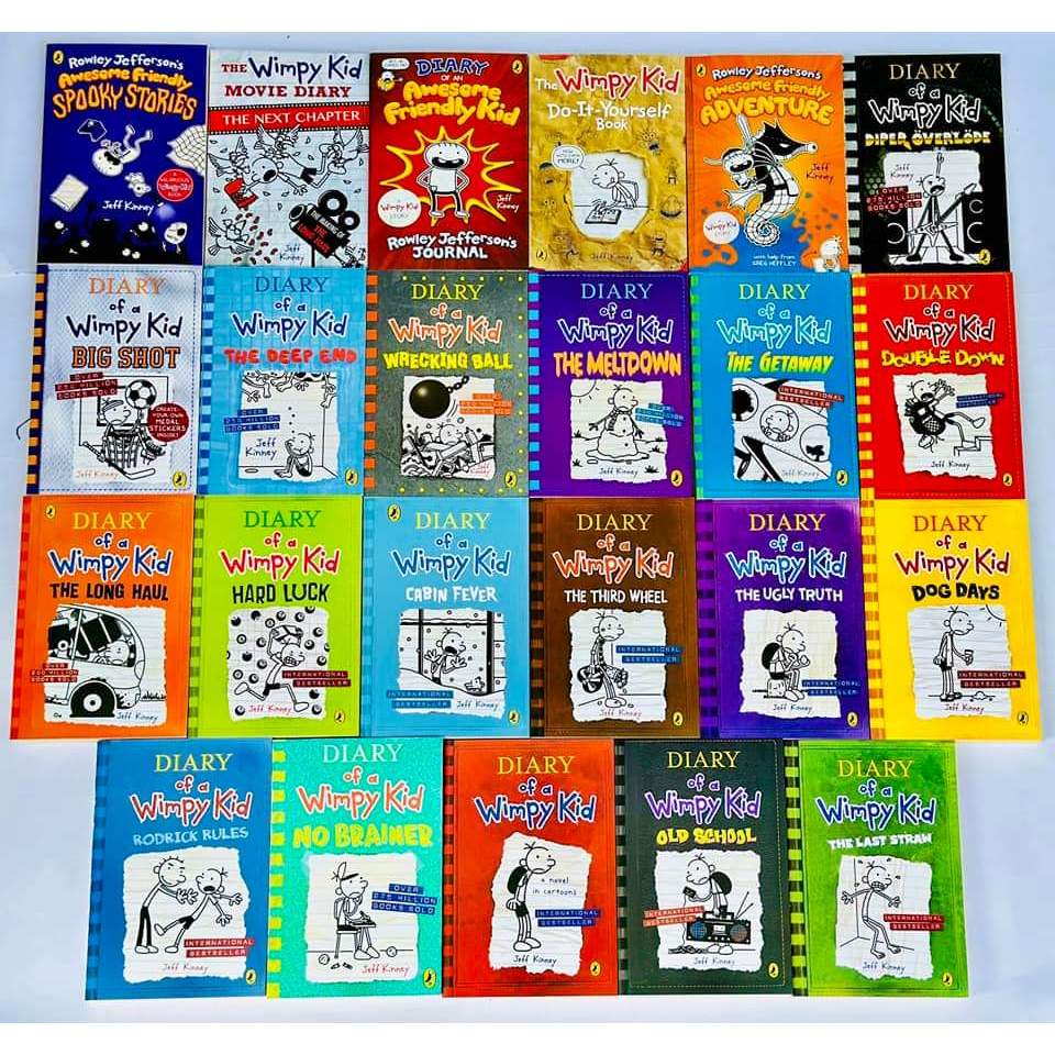 Sách - Diary of a wimpy kid (23 cuốn)