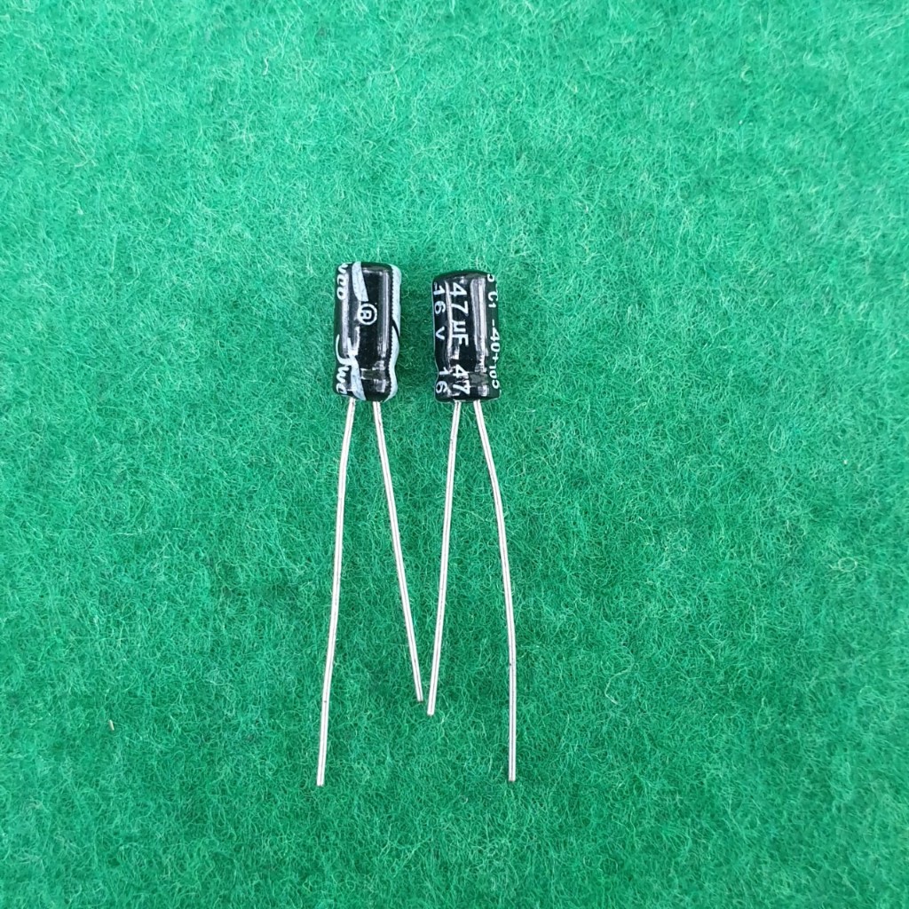 Túi 10 Tụ hóa phân cực 47uF 16V