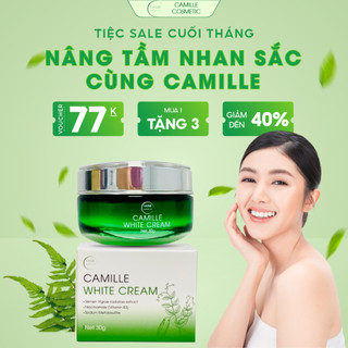 Combo 3 Kem dưỡng trắng da mặt Camille White Premium Face Cream Day Night dưỡng ẩm mờ thâm nám da mặt 30g