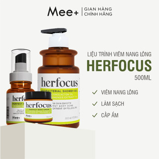 Liệu trình viêm nang lông Herfocus Mee Natural hổ trợ giảm mụn viêm nang lông Herfocus Mee Natural