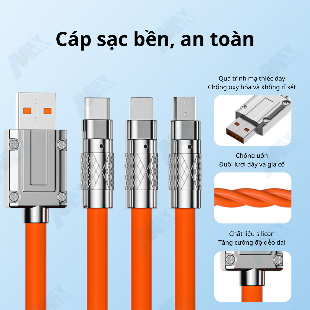 Sạc dự phòng trong suốt 66W - 20000mA, sạc pin siêu nhanh, có màn hình hiển thị - Tặng cáp sạc 3 cổng - MeyMall