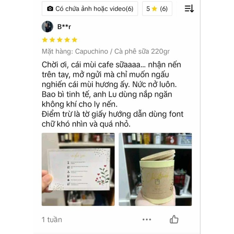 Nến Thơm Giáng Sinh Nhà của Thời Thanh Xuân 220gr đốt liên tục 50 tiếng