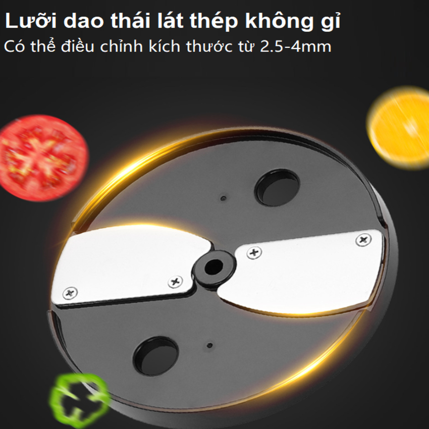 Máy bào thái rau củ quả đa năng chuyên nghiệp thương hiệu Mỹ cao cấp Leeka Q1C - Hàng Nhập Khẩu