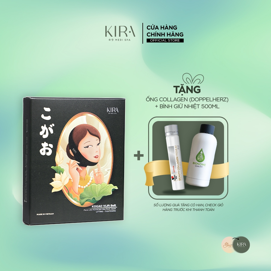 Đai Vlift Kogao - Hỗ trợ thon gọn mặt tại nhà từ Nhật Bản