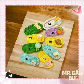 Kẹp tóc nhiều mẫu dễ thương ( LEN HANDMADE )