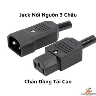 Đầu jack nối nguồn ac 3 chân 250v-10a